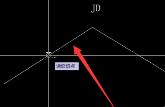 CAD中怎么根據(jù)切線交點繪制曲線