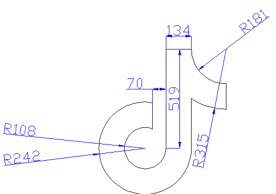 用CAD設(shè)計(jì)一個(gè)抖音logo