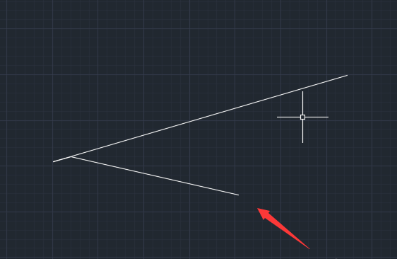 CAD在直線任意一點(diǎn)畫(huà)另一條直線的方法